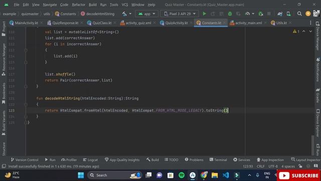 Online Quiz App || Part-5 || Android Project For Resume || Open Trivia Database || Android Studio смотреть онлайн