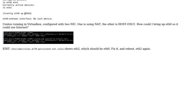 Centos 6.4 in VirtualBox fail to start eth0 (2 Solutions!!) смотреть онлайн