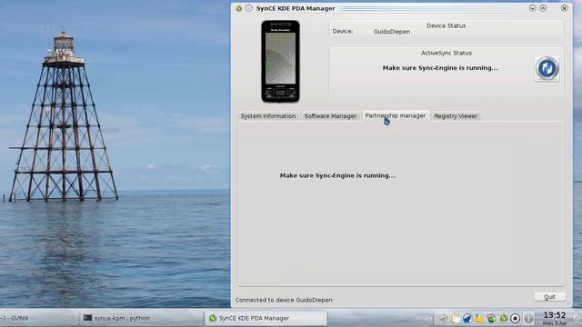 SynCE-KPM: ActiveSync under Linux (New features in 0.15) смотреть онлайн