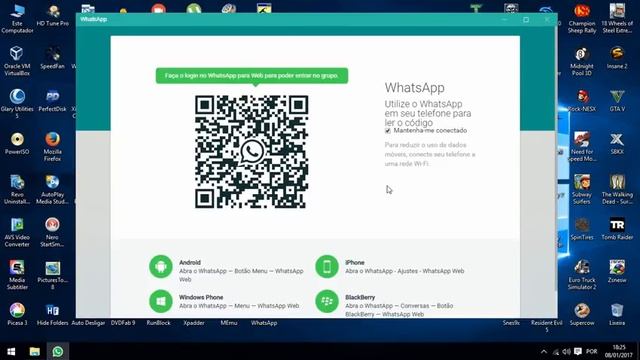 Como baixar e instalar o Whatsapp no pc смотреть онлайн