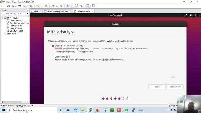 How to install Ubuntu 20 04 LTS Desktop on VMware Workstation 15 in Windows 10. смотреть онлайн