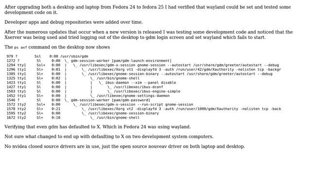 Fedora 25 workstation does not default to wayland using nouveau on nvidea card with gnome смотреть онлайн