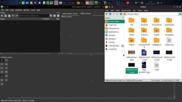🐧Mabox Linux - Olive Video Editor AppImage Test 💻 смотреть онлайн