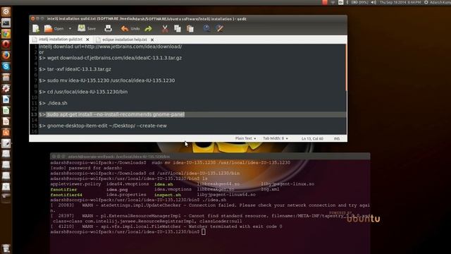 ESpark Adarsh Intellj Installation on Ubuntu 14.04 lts смотреть онлайн