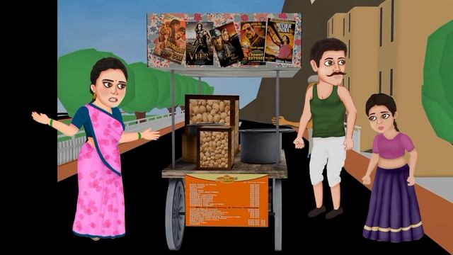 golgappe wala #panipuri #cartoonsforkids #youtubevideo #viral #cartoon #kidsvideo #पानीपूरी смотреть онлайн