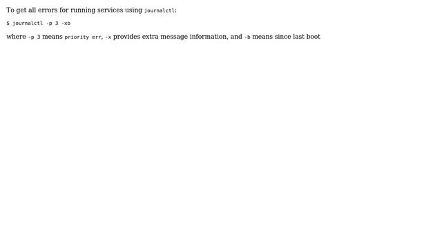 Unix & Linux: How to get see error message in journald? (3 Solutions!!) смотреть онлайн