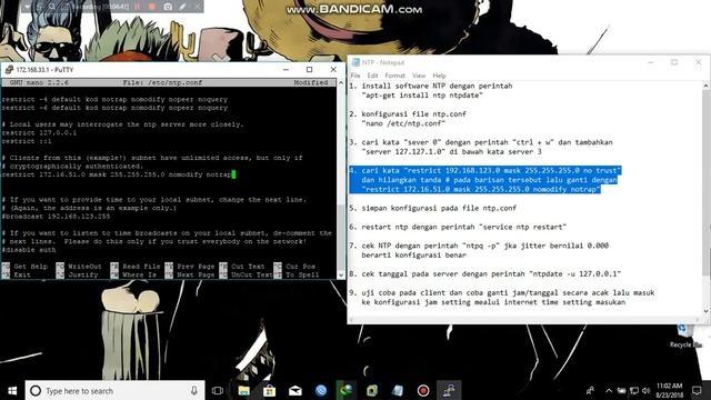 konfigurasi NTP pada debian смотреть онлайн