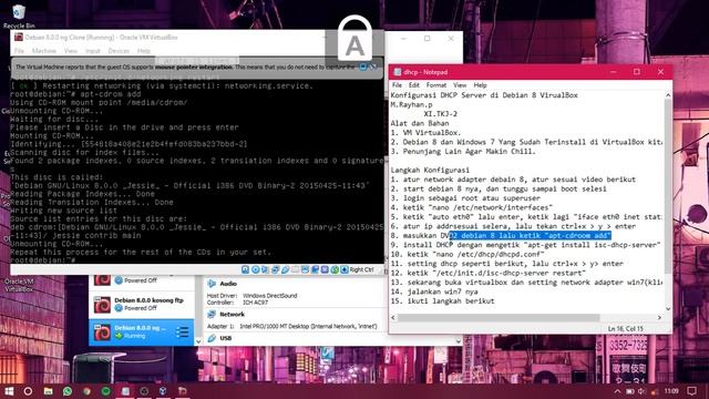 Konfigurasi DHCP Server Debian 8 Rayhan смотреть онлайн