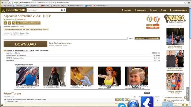 (Mac Os X) Için ücretsiz Asphalt 6 Adrenaline