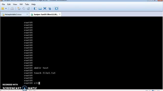How to create a .txt file on Juniper. смотреть онлайн