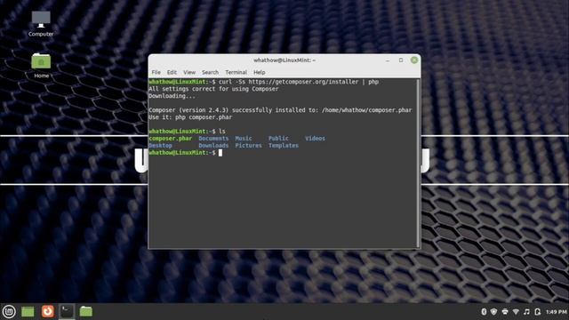 How to install COMPOSER on LINUX, MINT, UBUNTU смотреть онлайн