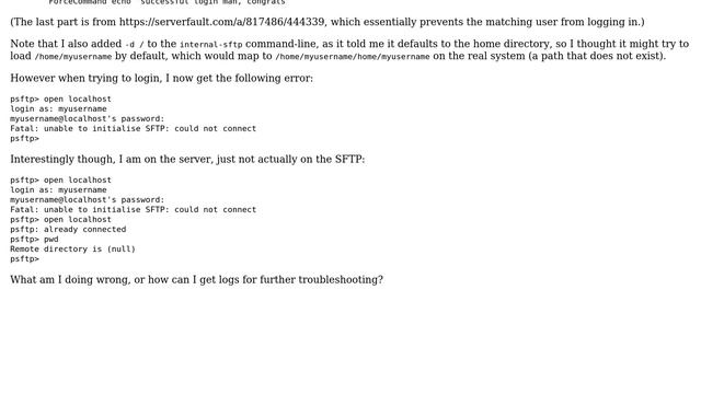 DevOps & SysAdmins: Fatal: unable to initialise SFTP: could not connect смотреть онлайн