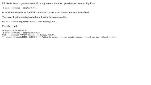Ubuntu: How do I refer to a display with xinerama enabled? смотреть онлайн