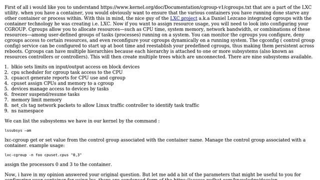 DevOps & SysAdmins: Limit memory and cpu with lxc-execute (2 Solutions!!) смотреть онлайн