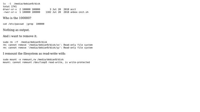 Unix & Linux: Who owned the directory and how to remove it? смотреть онлайн