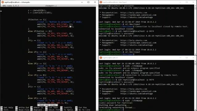 Joystick Driver Demo (Linux) смотреть онлайн