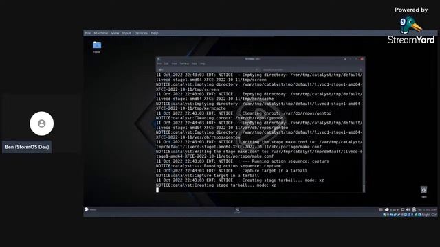 Gentoo custom XFCE ISO build LIVE! смотреть онлайн