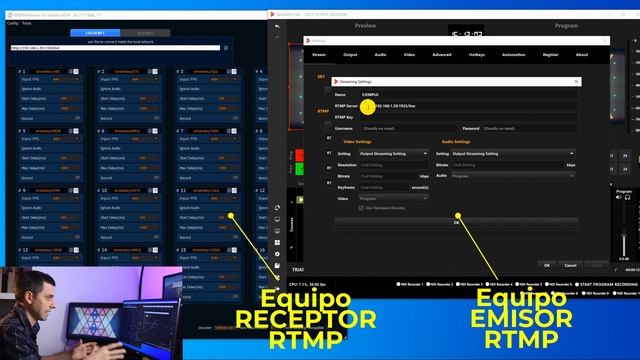 📡 Cómo RECIBIR señales RTMP en vMix, Cre8, OBS y enviar por NDI o SDI ► Crea un servidor RTMP fácil смотреть онлайн