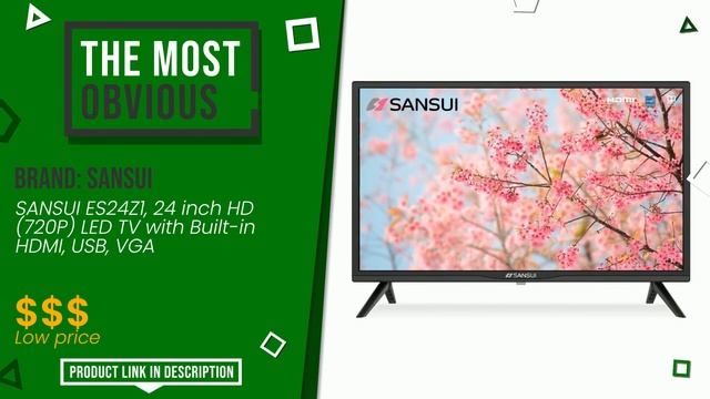 24 Inch TVs - Top 4 - (ChooseProducts) смотреть онлайн