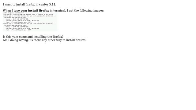 Unix & Linux: Install firefox on CentOS 5.11 смотреть онлайн