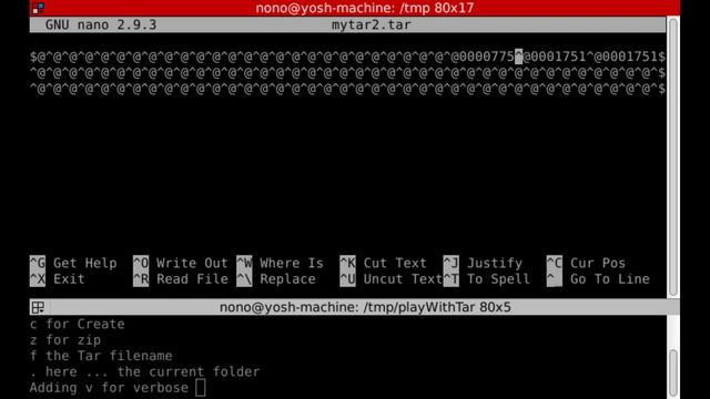 beginning with tar on linux смотреть онлайн