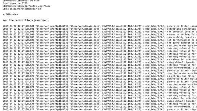 DevOps & SysAdmins: ProFTPD with AD LDAP dont retrieve right usergroup смотреть онлайн