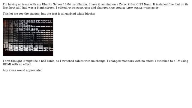 Unix & Linux: Garbled text on startup смотреть онлайн