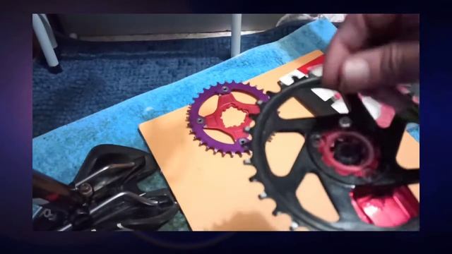 Changing 4 bolted chainring to direct mount other brand on my Fovno Phantom Crank set. смотреть онлайн