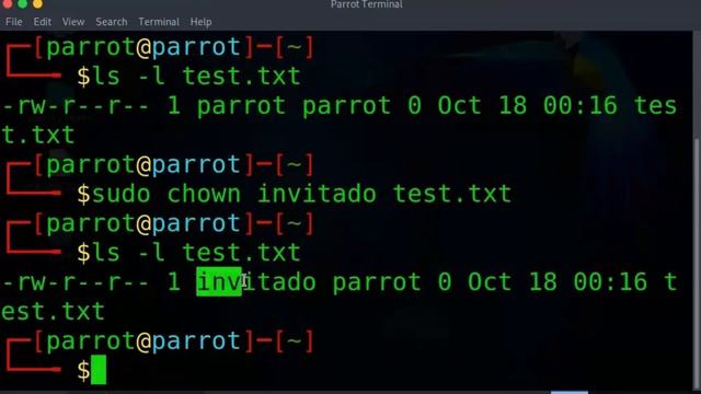 Comando chown en Linux смотреть онлайн