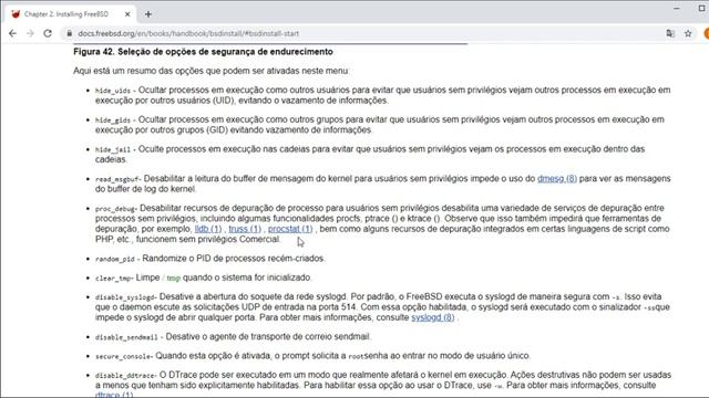 Manual Freebsd - Capitulo 2 - Ativando Opções de Segurança смотреть онлайн
