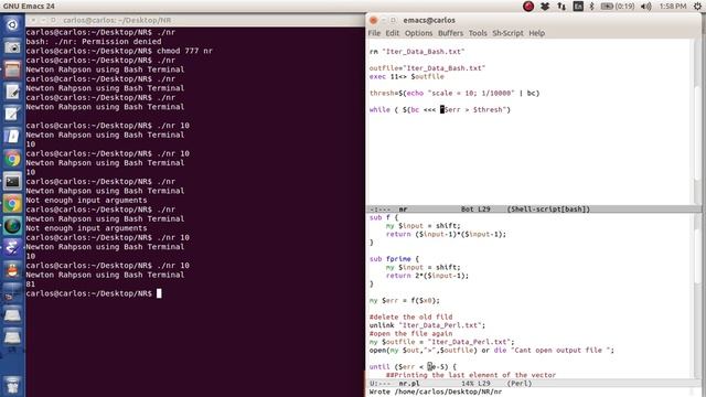 Bash Help - Newton Raphson смотреть онлайн