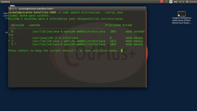 How to change my JDK in Linux/Ubuntu смотреть онлайн