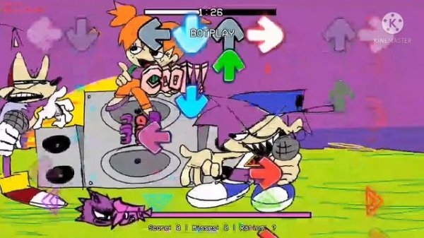 FNF D-side No Villains D-side Sonic Vs D-side BF (Gameplay Android)