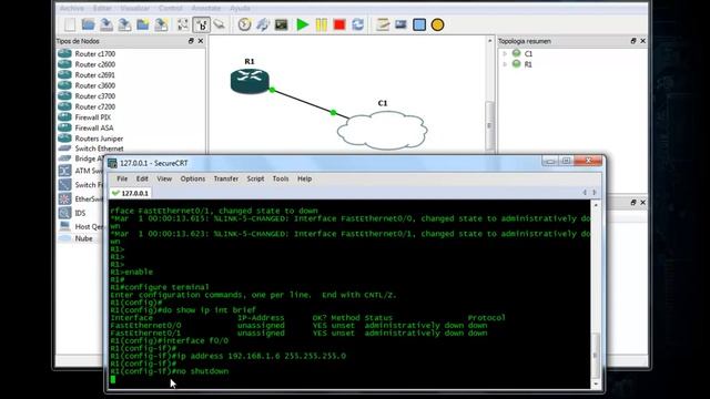How to Configure cisco SDM and get the console access from Physical machine loopback adapter смотреть онлайн