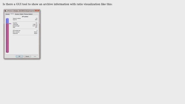 Unix & Linux: Is there a GUI tool to show an archive information with ratio visualization? смотреть онлайн