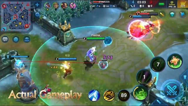 Heroes Arena: New Skin - Fiona Sea Breeze Nature's Queen Gameplay Android/iOS смотреть онлайн