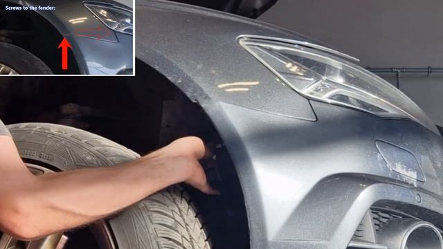 Audi A6 (C7), front bumper removal - tutorial смотреть онлайн