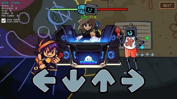 Friday Night Funkin vs Fresh | FNF Mods IOS | Two Round Music Battle