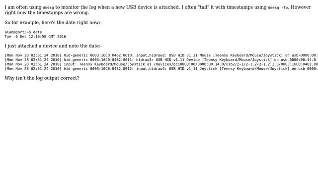 Ubuntu: Why is the date in dmesg wrong? смотреть онлайн