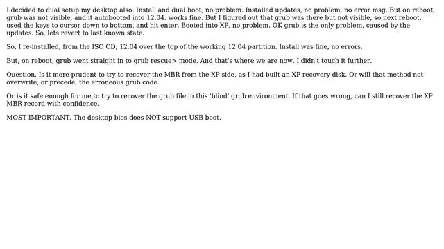 Unix & Linux: Grub fails on fresh install смотреть онлайн
