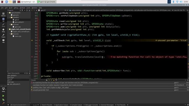 Ep 9 Qt library and GPIO control смотреть онлайн