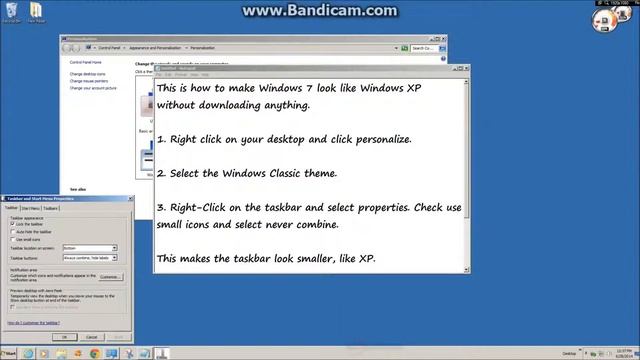 How to Make Windows 7 Look Like 95/98/Me/2000 Without Downloading Anything! смотреть онлайн