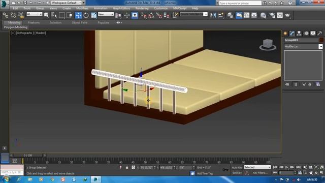 Create for sofa Geometry tools 3d's Max смотреть онлайн