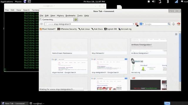 FR DDOS WEBSITE VIA SLOWLORIS KALI LINUX смотреть онлайн