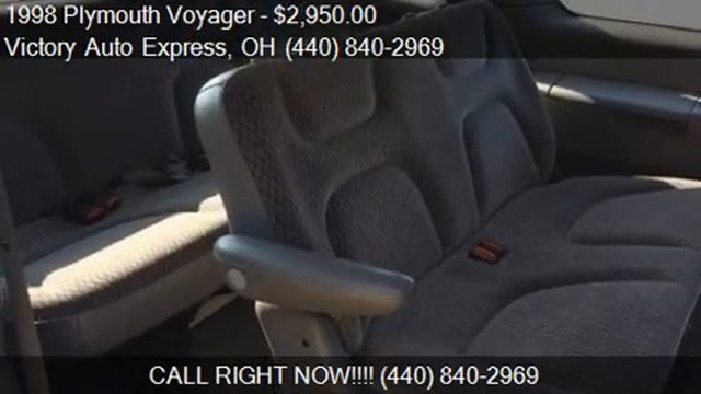 1998 Plymouth Voyager Base - for sale in Wickliffe, OH 44092 смотреть онлайн
