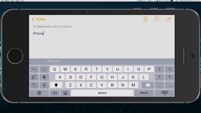 Extended keyboard on iPhone 6 Plus смотреть онлайн