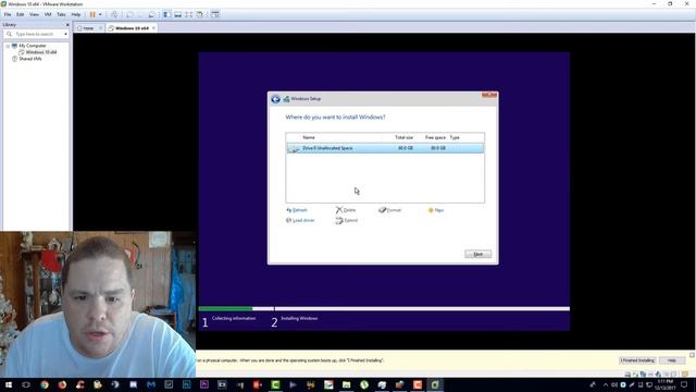 How To Virtualize In VMware Workstation Pro/Installing Microsoft Windows 10 v1709 (Build 16229.64) смотреть онлайн