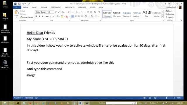 How to activate your window 8 enterprise evaluation for 90 days смотреть онлайн