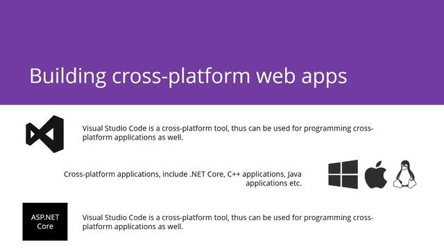 Overview of Developing ASP.NET Core with Visual Studio Core смотреть онлайн