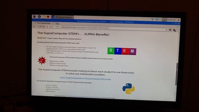 SupraComputer User Manual: Chromium Browser смотреть онлайн